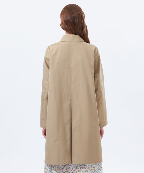 MACKINTOSH PHILOSOPHY(マッキントッシュ フィロソフィー)の「【WEB&一部店舗限定】ダブルクロスステンカラーコート(ステンカラーコート・レディース・ベージュ/ダークネイビー・36/38)」の7枚目の写真