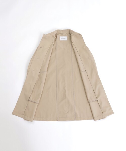 MACKINTOSH PHILOSOPHY(マッキントッシュ フィロソフィー)の「【WEB&一部店舗限定】ダブルクロスステンカラーコート(ステンカラーコート・レディース・ベージュ/ダークネイビー・36/38)」の13枚目の写真