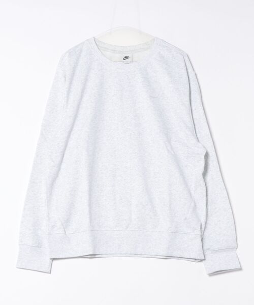 NIKE（ナイキ）の「《NIKEアパレル》ｸﾗﾌﾞ FT L/S ｸﾙｰ（Tシャツ/カットソー・メンズ・ヘザーグレー/ブラック/オフホワイト/グレー系その他・XL/S/M/L/2XL）」の4枚目の写真