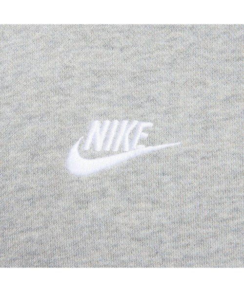 NIKE（ナイキ）の「《NIKEアパレル》ｸﾗﾌﾞ FT L/S ｸﾙｰ（Tシャツ/カットソー・メンズ・ヘザーグレー/ブラック/オフホワイト/グレー系その他・XL/S/M/L/2XL）」の8枚目の写真