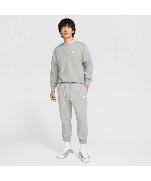 NIKE（ナイキ）の「《NIKEアパレル》ｸﾗﾌﾞ FT L/S ｸﾙｰ（Tシャツ/カットソー・メンズ・ヘザーグレー/ブラック/オフホワイト/グレー系その他・XL/S/M/L/2XL）」の9枚目の写真