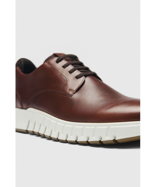 ECCO(エコー)の「ECCO グルーブ ハイブリッド 本革 メンズ ドレスカジュアルシューズ(ドレスシューズ・メンズ・ブラウン・40/44/41/42/43)」の5枚目の写真