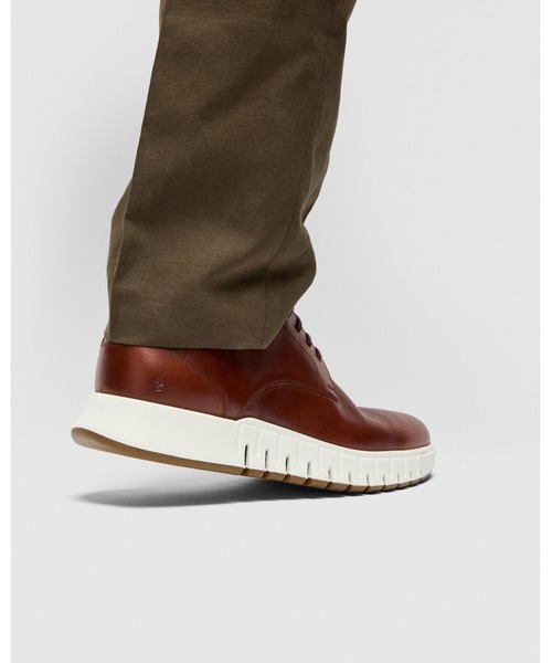 ECCO(エコー)の「ECCO グルーブ ハイブリッド 本革 メンズ ドレスカジュアルシューズ(ドレスシューズ・メンズ・ブラウン・40/44/41/42/43)」の4枚目の写真