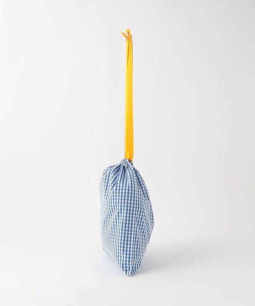 green label relaxing(グリーンレーベルリラクシング)の「巾着バッグ(L)(エコバッグ/サブバッグ・キッズ・ライラック/コバルトブルー・FREE)」の3枚目の写真