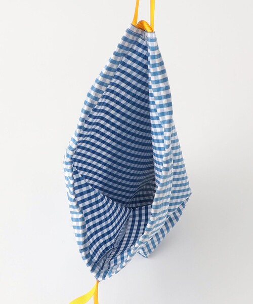 green label relaxing(グリーンレーベルリラクシング)の「巾着バッグ(L)(エコバッグ/サブバッグ・キッズ・ライラック/コバルトブルー・FREE)」の8枚目の写真