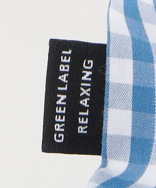 green label relaxing(グリーンレーベルリラクシング)の「巾着バッグ(L)(エコバッグ/サブバッグ・キッズ・ライラック/コバルトブルー・FREE)」の9枚目の写真