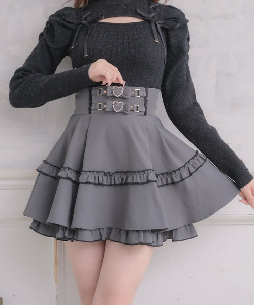 ROJITA(ロジータ)の「ベルトリボンデザインスカート(スカート・レディース・チェック/ピンク/ブラック/その他/グレー・FREE)」の13枚目の写真