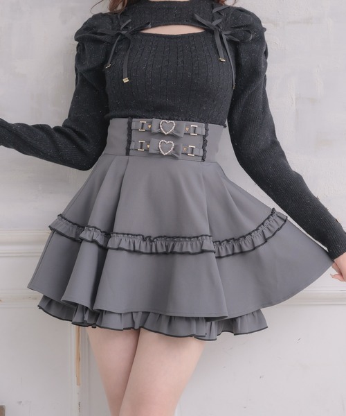 ROJITA(ロジータ)の「ベルトリボンデザインスカート(スカート・レディース・チェック/ピンク/ブラック/その他/グレー・FREE)」の14枚目の写真