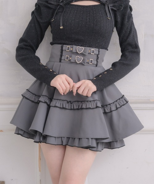 ROJITA(ロジータ)の「ベルトリボンデザインスカート(スカート・レディース・チェック/ピンク/ブラック/その他/グレー・FREE)」の16枚目の写真