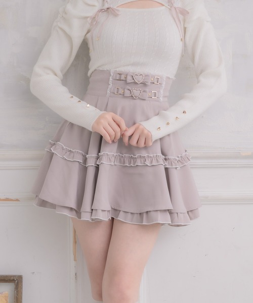 ROJITA(ロジータ)の「ベルトリボンデザインスカート(スカート・レディース・チェック/ピンク/ブラック/その他/グレー・FREE)」の12枚目の写真