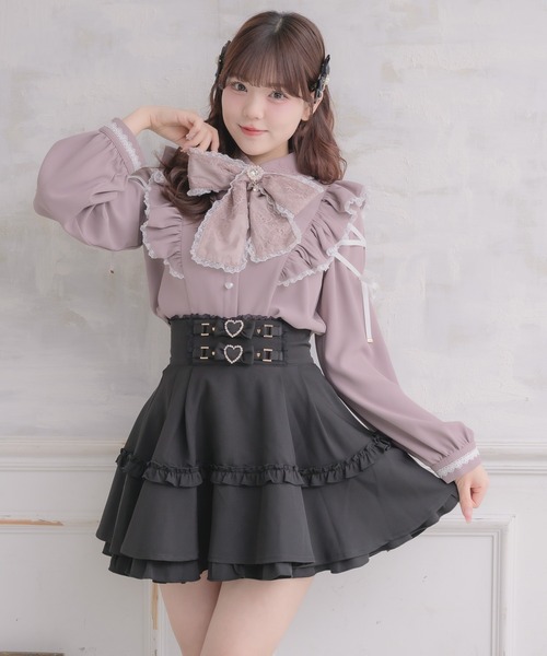 ROJITA(ロジータ)の「ベルトリボンデザインスカート(スカート・レディース・チェック/ピンク/ブラック/その他/グレー・FREE)」の21枚目の写真