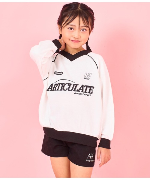 ANAP kids(アナップキッズ)の「ウエストゴムデザインジップ付ショートパンツ(その他パンツ・キッズ・ブラック/ブルー・130cm/120cm/110cm)」の20枚目の写真