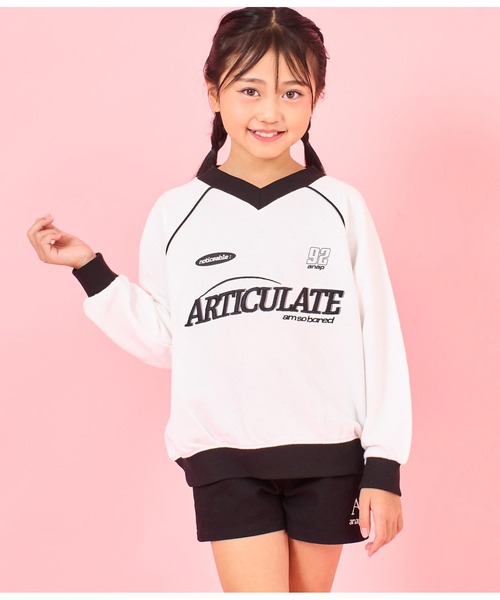 ANAP kids(アナップキッズ)の「ウエストゴムデザインジップ付ショートパンツ(その他パンツ・キッズ・ブラック/ブルー・130cm/120cm/110cm)」の21枚目の写真