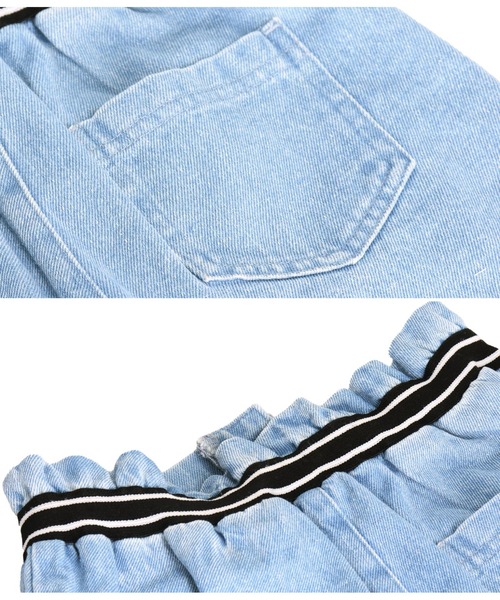 ANAP kids(アナップキッズ)の「ウエストゴムデザインジップ付ショートパンツ(その他パンツ・キッズ・ブラック/ブルー・130cm/120cm/110cm)」の15枚目の写真