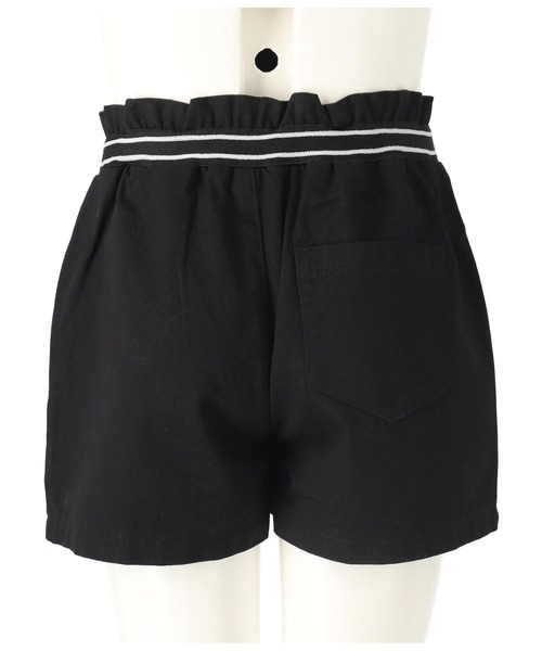 ANAP kids(アナップキッズ)の「ウエストゴムデザインジップ付ショートパンツ(その他パンツ・キッズ・ブラック/ブルー・130cm/120cm/110cm)」の4枚目の写真