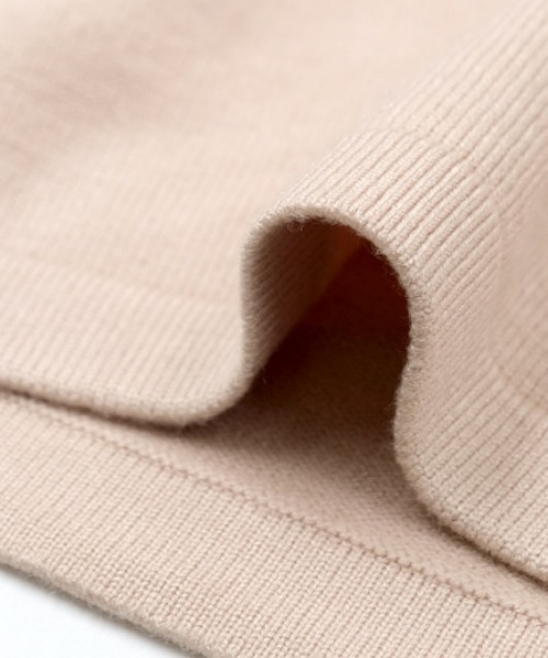 aquagarage（アクアガレージ）の「ポイントパール襟付きニット（ニット/セーター・レディース・ネイビー/ベージュ/ブラック・L/M）」の10枚目の写真