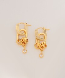 LAPUIS | ＜LAPUIS＞Bijou Coil ピアス -2WAY-(ピアス（両耳用）)