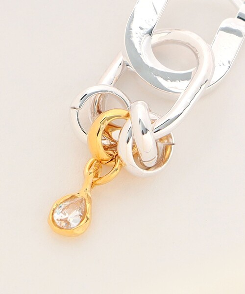 LAPUIS（ラピュイ）の「＜LAPUIS＞Bijou Coil ピアス -2WAY-（ピアス（両耳用）・レディース・その他1/ゴールド・FREE）」の9枚目の写真