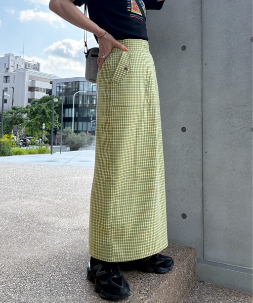 feepur by saya(フェピュールバイサヤ)の「【XSサイズあり】カラーチェックタイトスカート(スカート・レディース・グレー/ブルー/イエロー・MEDIUM/X-SMALL)」の3枚目の写真