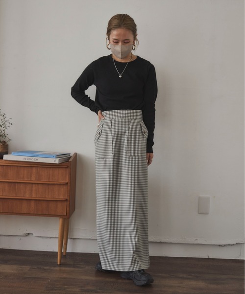 feepur by saya(フェピュールバイサヤ)の「【XSサイズあり】カラーチェックタイトスカート(スカート・レディース・グレー/ブルー/イエロー・MEDIUM/X-SMALL)」の15枚目の写真