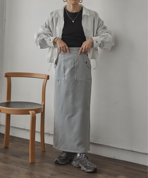 feepur by saya(フェピュールバイサヤ)の「【XSサイズあり】カラーチェックタイトスカート(スカート・レディース・グレー/ブルー/イエロー・MEDIUM/X-SMALL)」の11枚目の写真