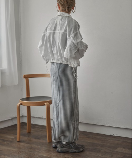 feepur by saya(フェピュールバイサヤ)の「【XSサイズあり】カラーチェックタイトスカート(スカート・レディース・グレー/ブルー/イエロー・MEDIUM/X-SMALL)」の10枚目の写真