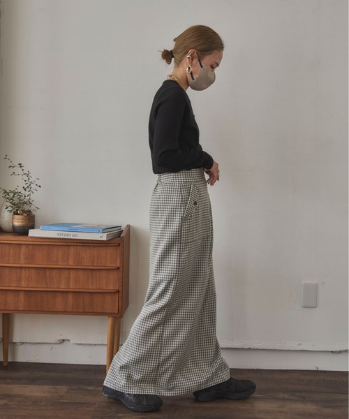 feepur by saya(フェピュールバイサヤ)の「【XSサイズあり】カラーチェックタイトスカート(スカート・レディース・グレー/ブルー/イエロー・MEDIUM/X-SMALL)」の17枚目の写真