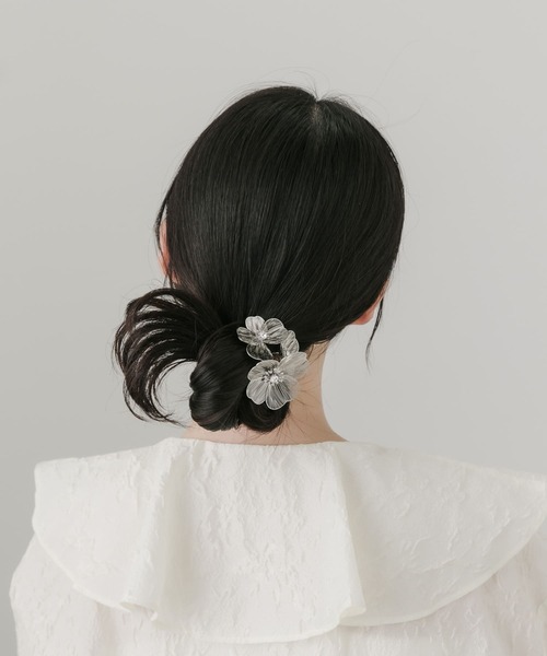 セール】メタルフラワー3セットヘアカフ（その他ヘア