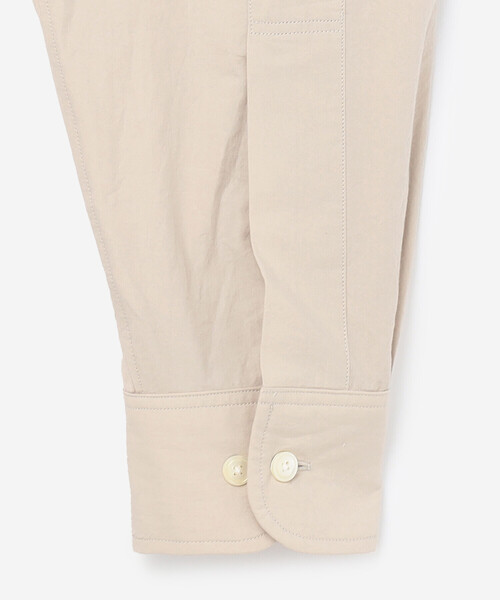 HAVERSACK（ハバーザック）の「HAVERSACK | 〈別注〉丸襟シャツ MEN（シャツ/ブラウス・メンズ・ベージュ/チャコール・M/L/XL）」の12枚目の写真