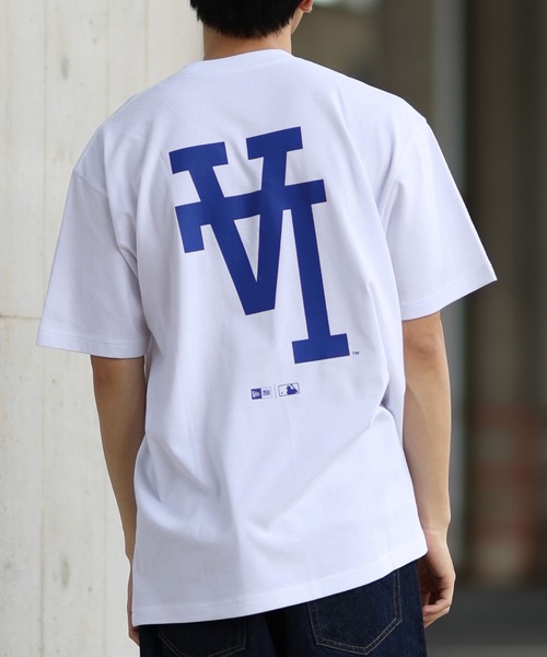 NEW ERA(ニューエラ)の「NEW ERA/ニューエラ 半袖Tシャツ バックプリント 14410095/14410096(Tシャツ/カットソー・メンズ・ブラック/ホワイト・M/L/XL/XXL)」の2枚目の写真