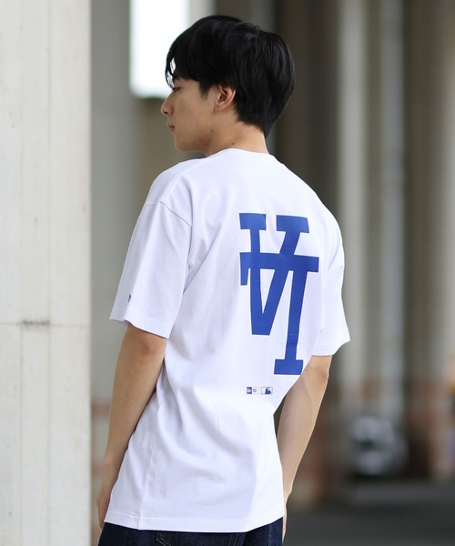 NEW ERA(ニューエラ)の「NEW ERA/ニューエラ 半袖Tシャツ バックプリント 14410095/14410096(Tシャツ/カットソー・メンズ・ブラック/ホワイト・M/L/XL/XXL)」の8枚目の写真
