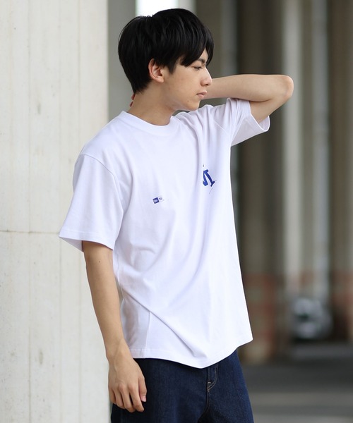 NEW ERA(ニューエラ)の「NEW ERA/ニューエラ 半袖Tシャツ バックプリント 14410095/14410096(Tシャツ/カットソー・メンズ・ブラック/ホワイト・M/L/XL/XXL)」の10枚目の写真