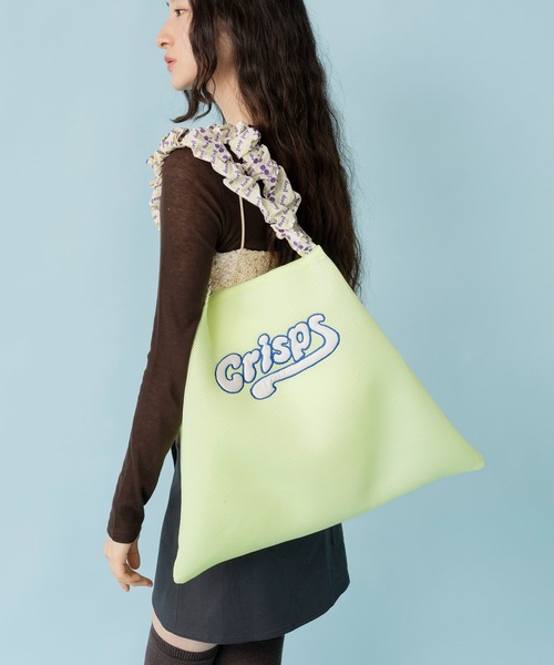 Casselini(キャセリーニ)の「Casselini(キャセリーニ)メッシュロゴトート(トートバッグ・レディース・イエロー/レオパード/ブルー/ブラック・FREE)」の3枚目の写真