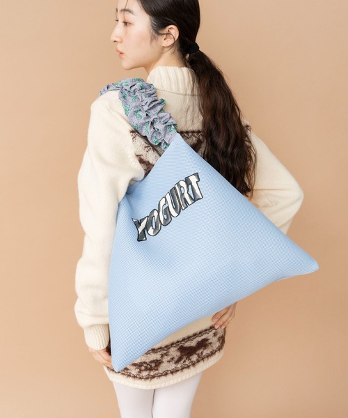 Casselini(キャセリーニ)の「Casselini(キャセリーニ)メッシュロゴトート(トートバッグ・レディース・イエロー/レオパード/ブルー/ブラック・FREE)」の14枚目の写真