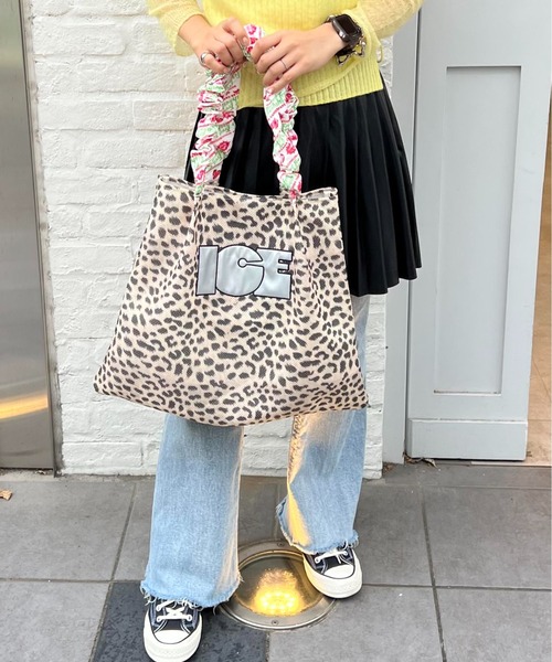 Casselini(キャセリーニ)の「Casselini(キャセリーニ)メッシュロゴトート(トートバッグ・レディース・イエロー/レオパード/ブルー/ブラック・FREE)」の6枚目の写真