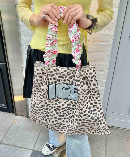 Casselini(キャセリーニ)の「Casselini(キャセリーニ)メッシュロゴトート(トートバッグ・レディース・イエロー/レオパード/ブルー/ブラック・FREE)」の5枚目の写真