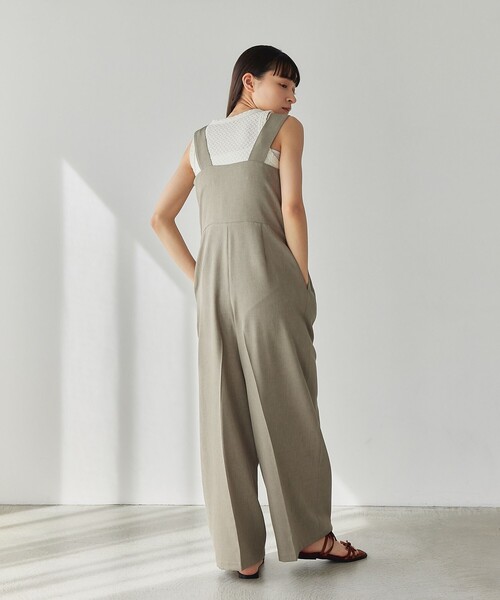 EMMEL REFINES（エメルリファインズ）の「＜EMMEL REFINES＞EM ワイドベルト サロペット（サロペット/オーバーオール・レディース・ブラック/ベージュ・S/M）」の17枚目の写真