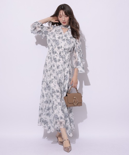 アプワイザーリッシェ リトルフラワーシャーリングワンピース アプワイザー・リッシェ Apuweiser-riche リトルフラワーシャーリング