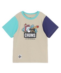 CHUMS（チャムス）の「【CHUMS】 Kids Love & Adventure Booby T-Shirt キッズ ラブアンドアドベンチャー ブービーティーシャツ（Tシャツ/カットソー）」