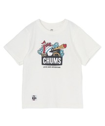 CHUMS(`X)́yCHUMSz Kids Love & Adventure Booby T-Shirt LbY uAhAhx`[ u[r[eB[Vc(TVc/Jbg\[)