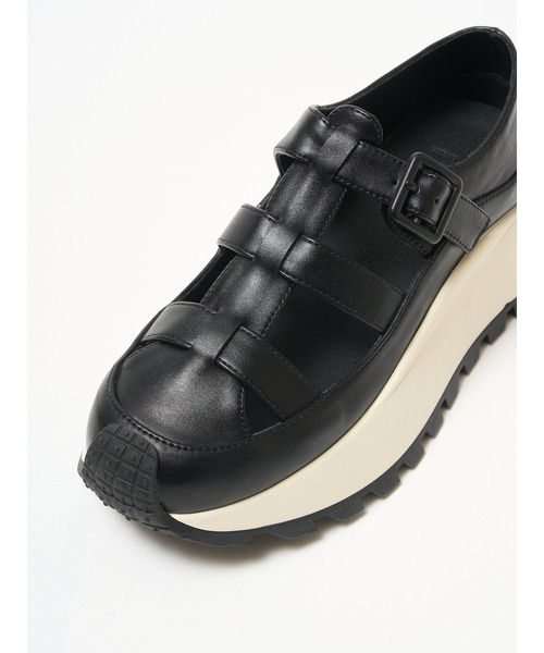 Bella lume(ベッラルーメ)の「《Bella Lume(ベッラルーメ)》グルカスニーカー(スニーカー・レディース・シルバー/ブラック・MEDIUM/LARGE/SMALL)」の6枚目の写真