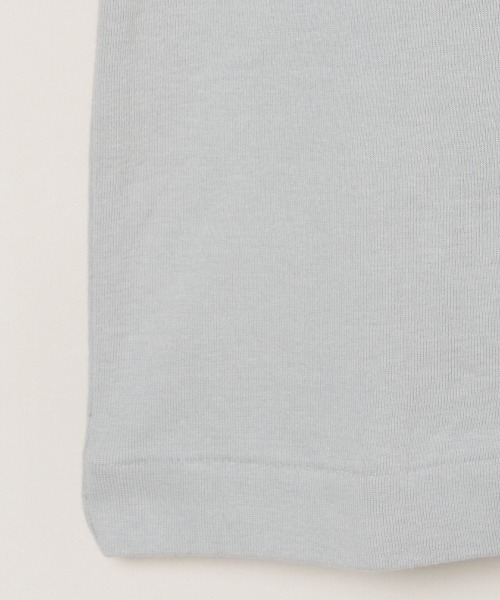 three dots（スリードッツ）の「ファンデーションコットン Tシャツ（Tシャツ/カットソー・レディース・ブラック/ネイビー/ホワイト/ブラック系その他/グレー・MEDIUM/SMALL）」の6枚目の写真