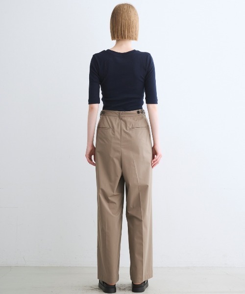 three dots（スリードッツ）の「ファンデーションコットン Tシャツ（Tシャツ/カットソー・レディース・ブラック/ネイビー/ホワイト/ブラック系その他/グレー・MEDIUM/SMALL）」の14枚目の写真