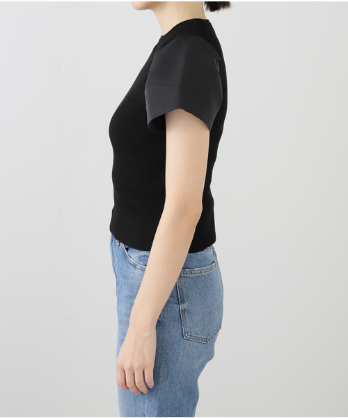 ニット セーター NINA RICCI/ニナ リッチ KNIT TEE PEPLUM SHORT/S ニット 25PMPU009ML0571 レディー セール】NINA RICCI/ニナ リッチ KNIT TEE PEPLUM SHORT/S
