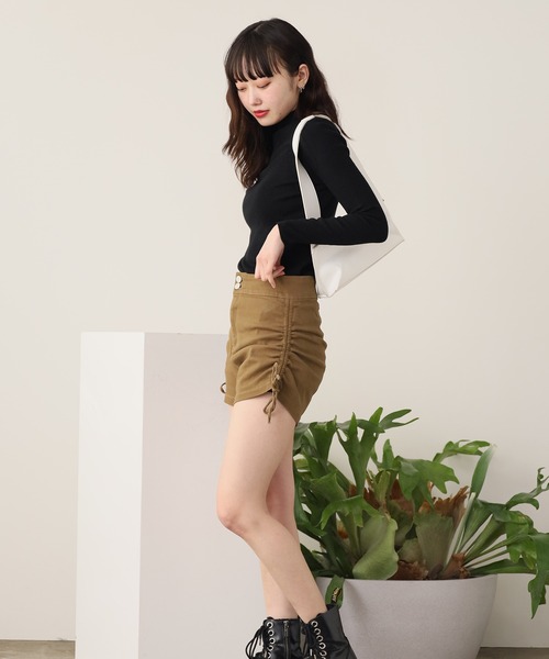 ROOPTOKYO（ループトウキョウ）の「細リブハイネックトップス 秋物 秋服 2026年秋冬 冬服（ニット/セーター・レディース・ブラック/グレー/ホワイト/ベージュ・FREE）」の14枚目の写真