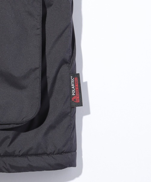 Diaspora Skateboards(ディアスポラスケートボーズ)の「Diaspora Skateboards MID PUFFER JACKET OT01(ブルゾン・メンズ・ベージュ/ブラック・L)」の6枚目の写真