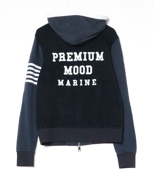 P.M.D.S.（ピー エム ディー エス）の「P.M.D.S./ピー エム ディー エス/MATMA PRINT/SE0103（パーカー・メンズ・ネイビー・L/XL/M）」の2枚目の写真