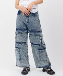 atmos pink Cargo Denim Pants / アトモス ピンク カーゴ デニム パンツ