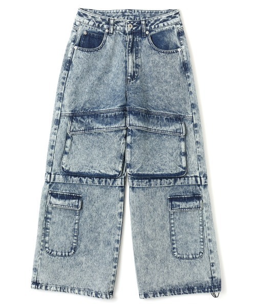 atmos pink（アトモスピンク）の「atmos pink Cargo Denim Pants / アトモス ピンク カーゴ デニム パンツ（その他パンツ・レディース・ブルー/ブラウン/ピンク・XS/S/M）」の13枚目の写真