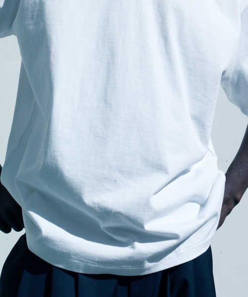 BIOTOP（ビオトープ）の「【Hanes for BIOTOP】US COTTON MOCK NECK T-SHIRTS 2P（Tシャツ/カットソー・メンズ・ホワイト系その他・S/M/L/XL）」の3枚目の写真